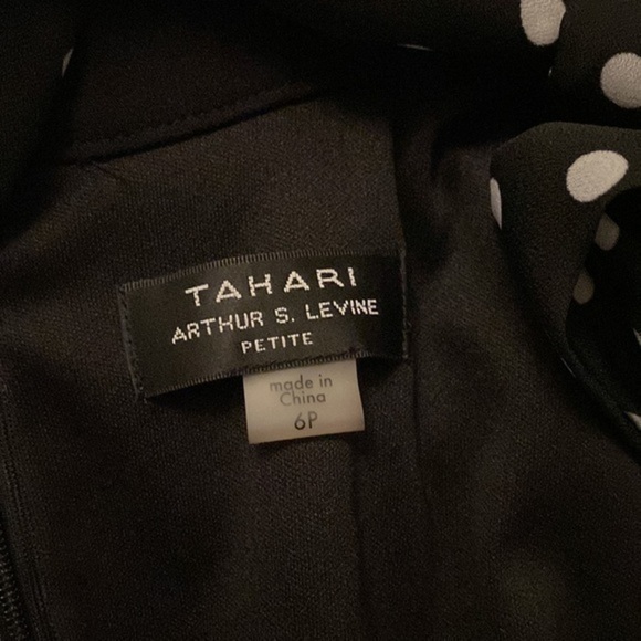 Tahari black sleeveless shirt dress - Picture 10 of 10